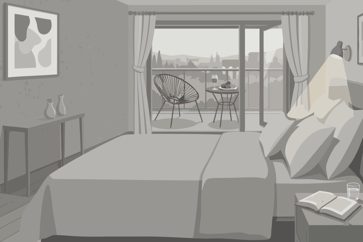 Quarto com Cama King-size